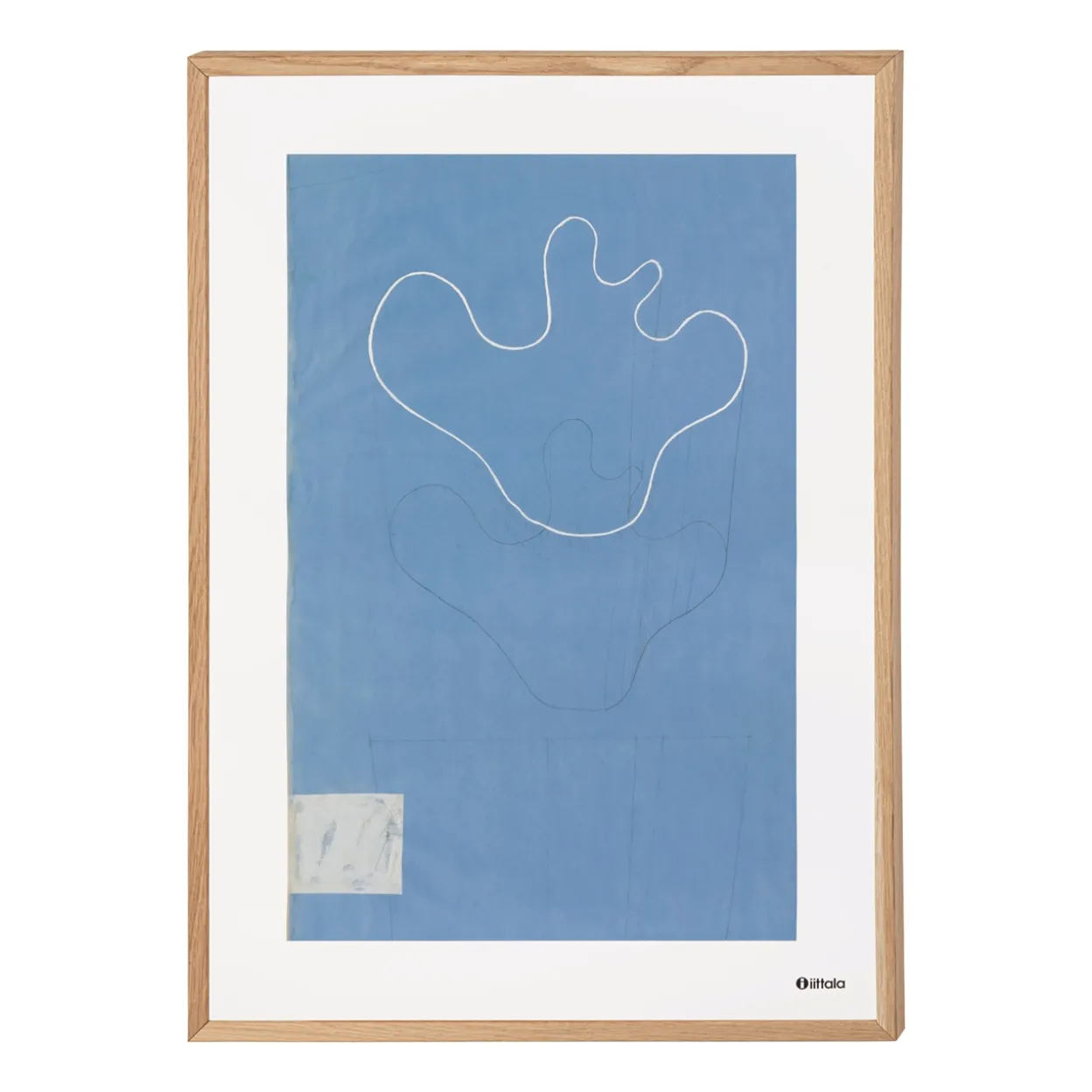Aalto taidejuliste 50x70cm Luonnos sininen