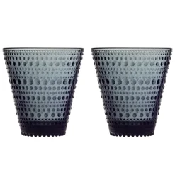 Juomalasi 30cl tummanharmaa 2 kpl