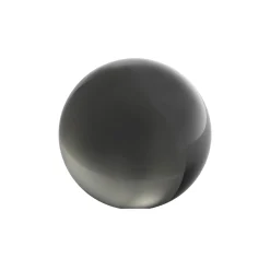 Lasipallo 8cm metallinharmaa
