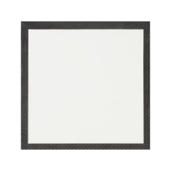 Paperiservetti 33x33cm luonnonvalkoinen-musta